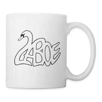 Laboe Schwan weiss - Tasse - Weiß - Rechts