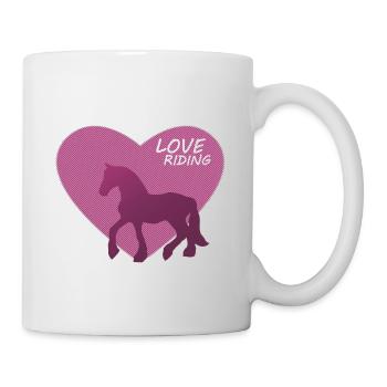 Cheval Cheval Équitation Poney Western - Mug blanc - blanc - Droite