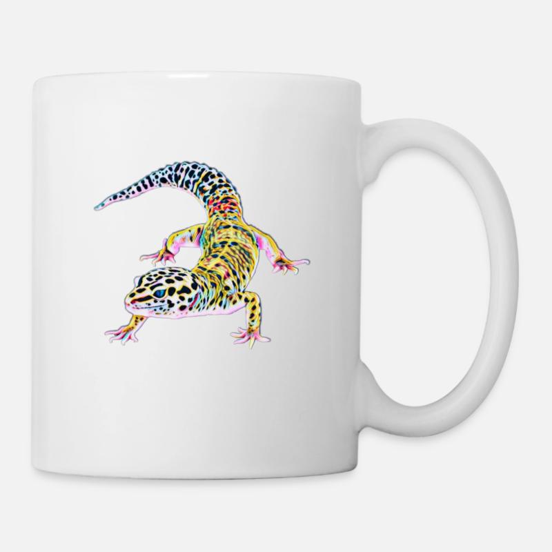 Gecko - Tasse - Weiß