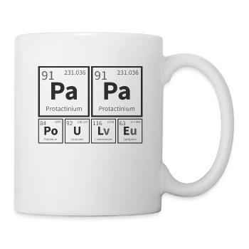 Papa Hen Chemist Chemistry Gifts Father's Day - Mug - white - Right