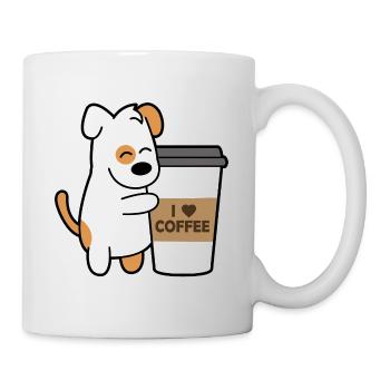 Café pour chien - Mug blanc - blanc - Droite