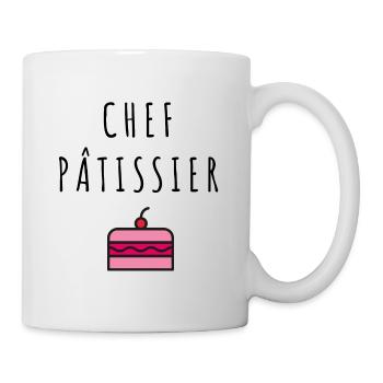 Chef pâtissier - Mug blanc - blanc - Droite