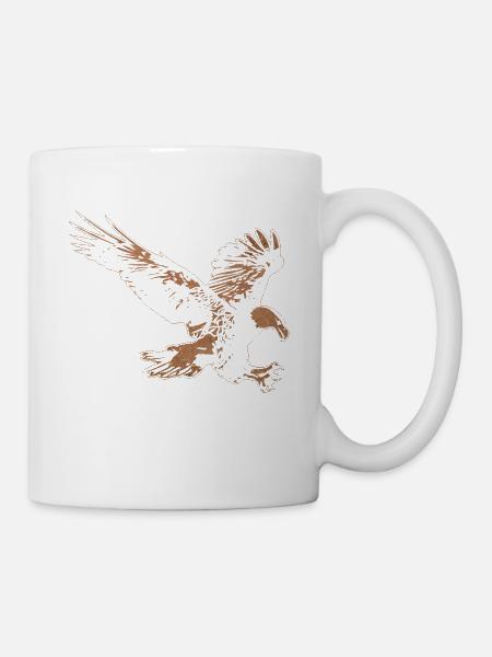 An eagle - Tasse - Weiß