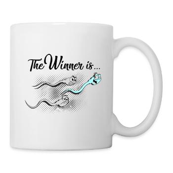Course aux semences, vainqueur - Mug blanc - blanc - Droite