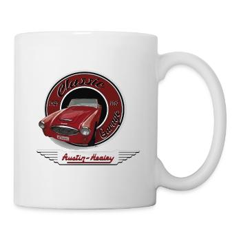 Klassisches Auto - Tasse - Weiß - Rechts