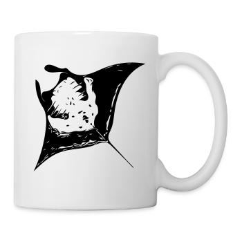 Manta Ray - devil rays - Mug - white - Right