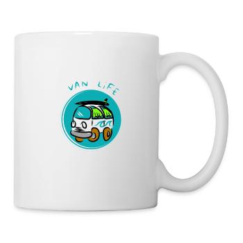 Van life - Mug blanc - blanc - Droite