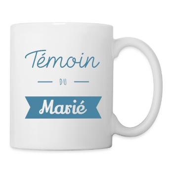 Témoin du marié - Mug blanc - blanc - Droite