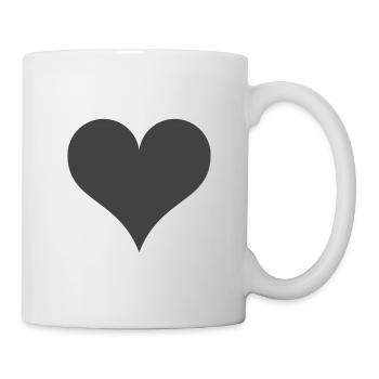 Heart - Tasse - Weiß - Rechts