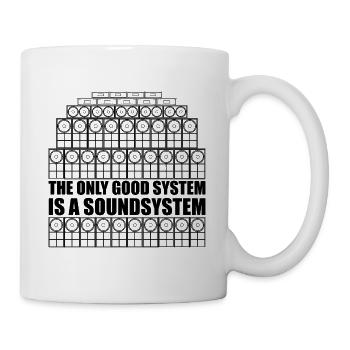 Système de son Dub reggae - Mug blanc - blanc - Droite
