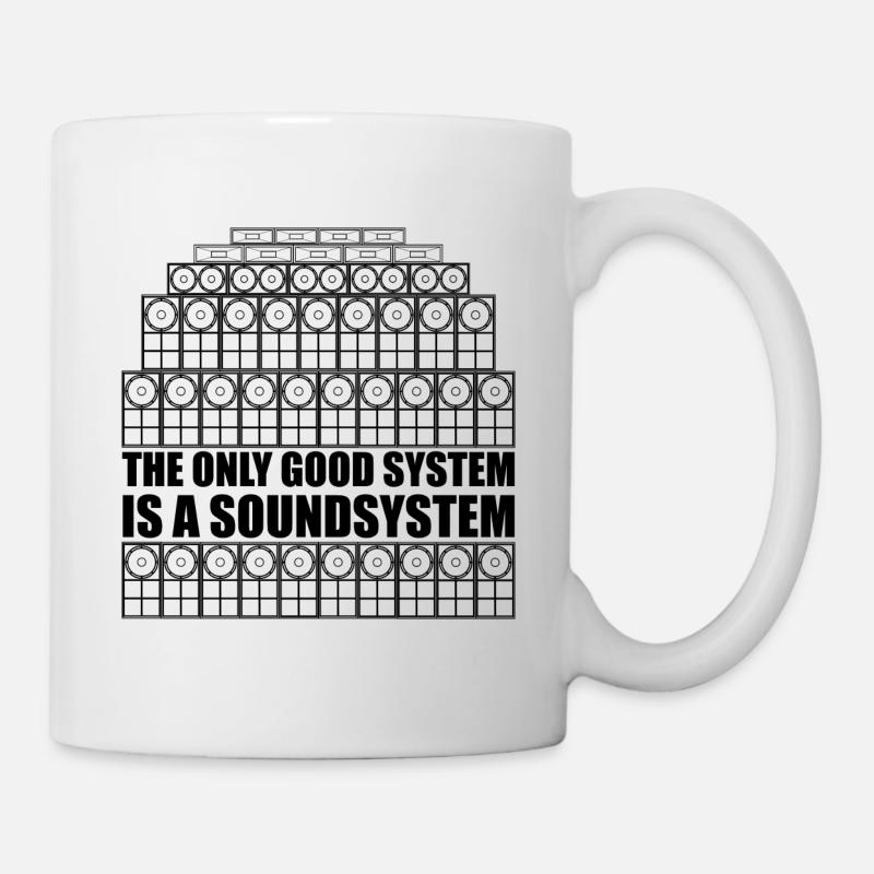 Dub reggae sound system - Mug - white