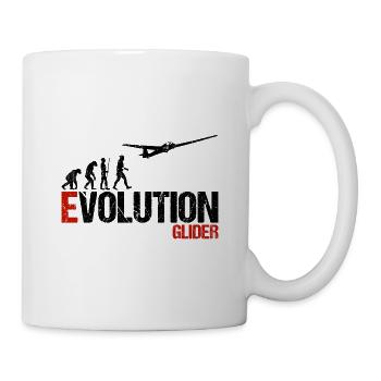 Glider Glider Glider Evolution Drôle - Mug blanc - blanc - Droite
