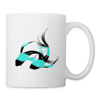 Fish Asia Carp China Fish Fins Swim - Mug - white - Right
