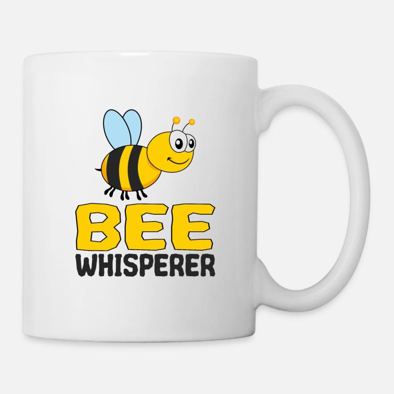 Bienen Flüsterer Biene Kleine Comic für Mädchen - Tasse - Weiß