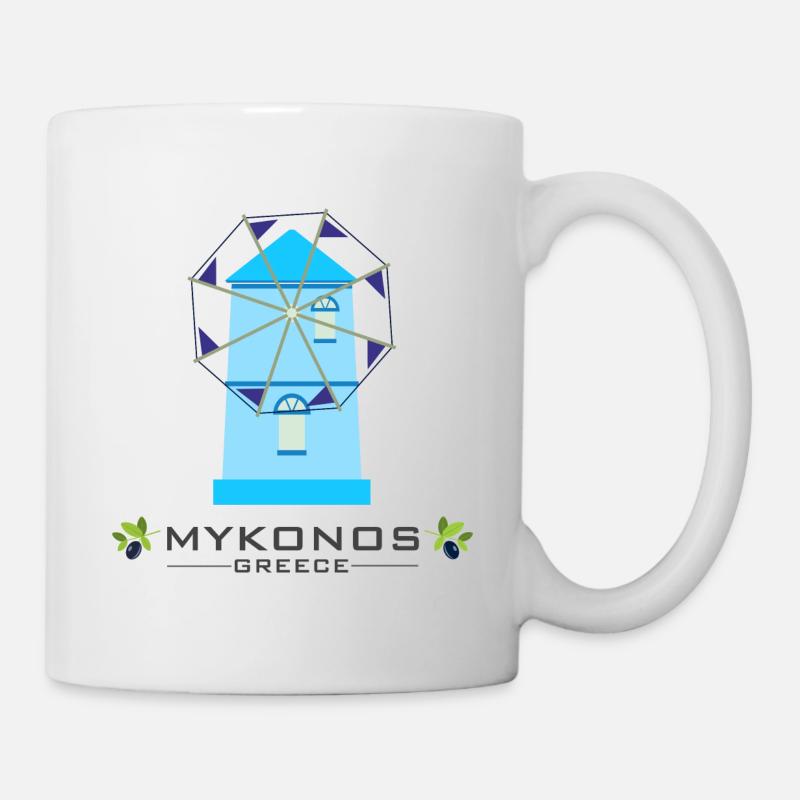 Mykonos - Mug blanc - blanc