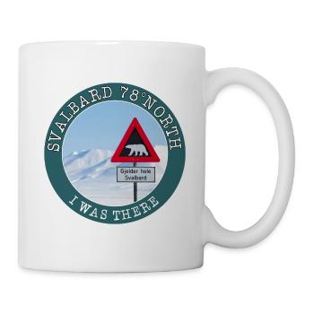 Svalbard 78 North I was there. North pole Arctic - Mug - white - Right