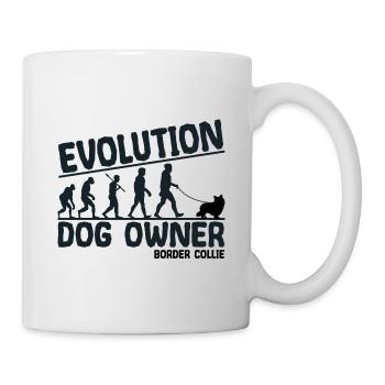 Border Collie Dog Owners Evolution Drôle - Mug blanc - blanc - Droite