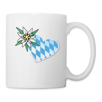 Bayernliebe - Tasse - Weiß - Rechts
