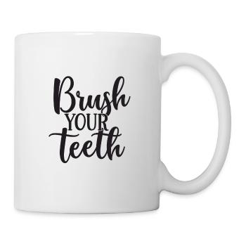 Brush your teeth - Mug - white - Right