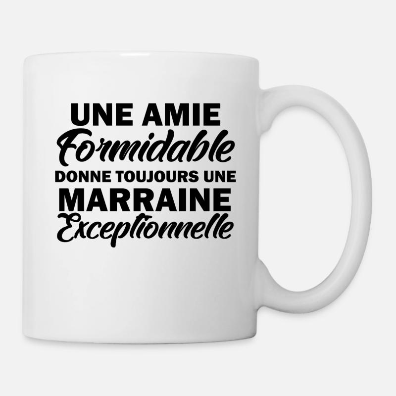 amie formidable donne une marraine exceptionnelle - Mug blanc - blanc