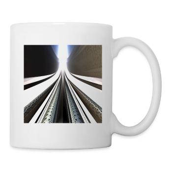3D Digital Art - fractal futuristic cool - Mug - white - Right
