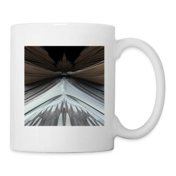 3D digital art - fractal futuristic cool - Mug - white - Right