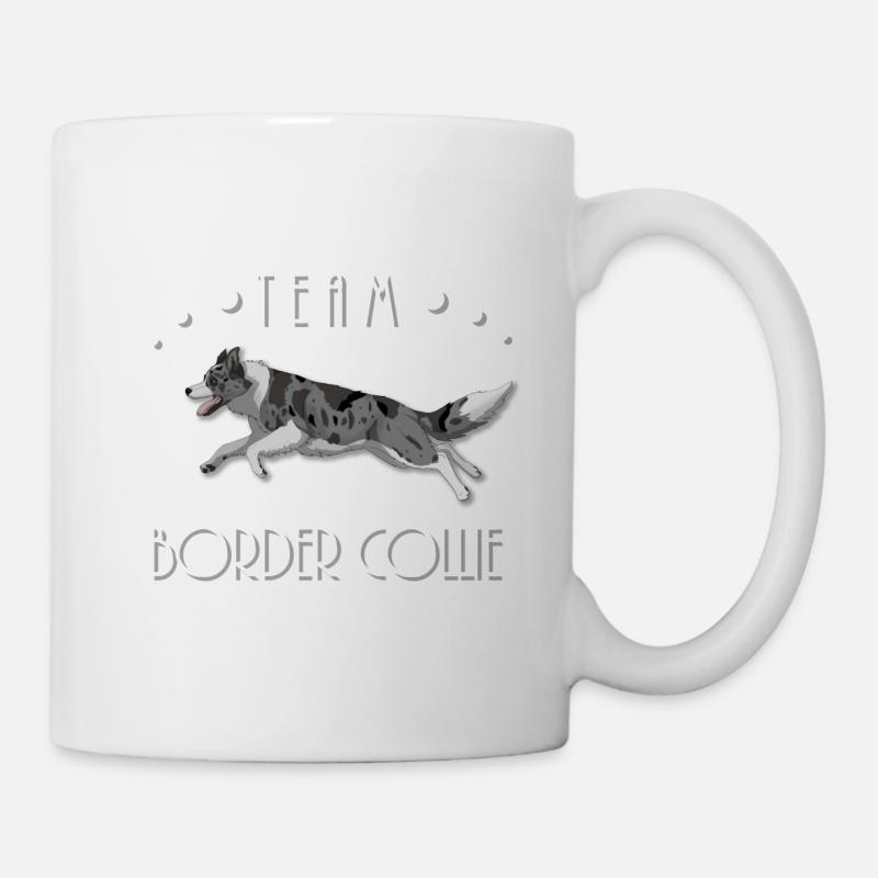 Team Border Collie - Blue Merle - Tasse - Weiß