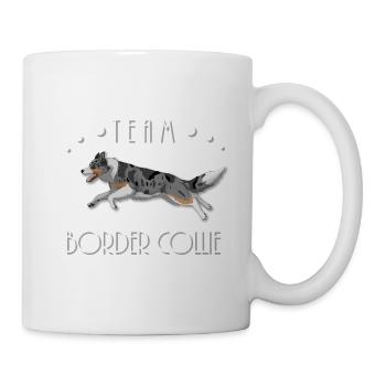 Team Border Collie - Blue Merle Tri - Mug - white - Right