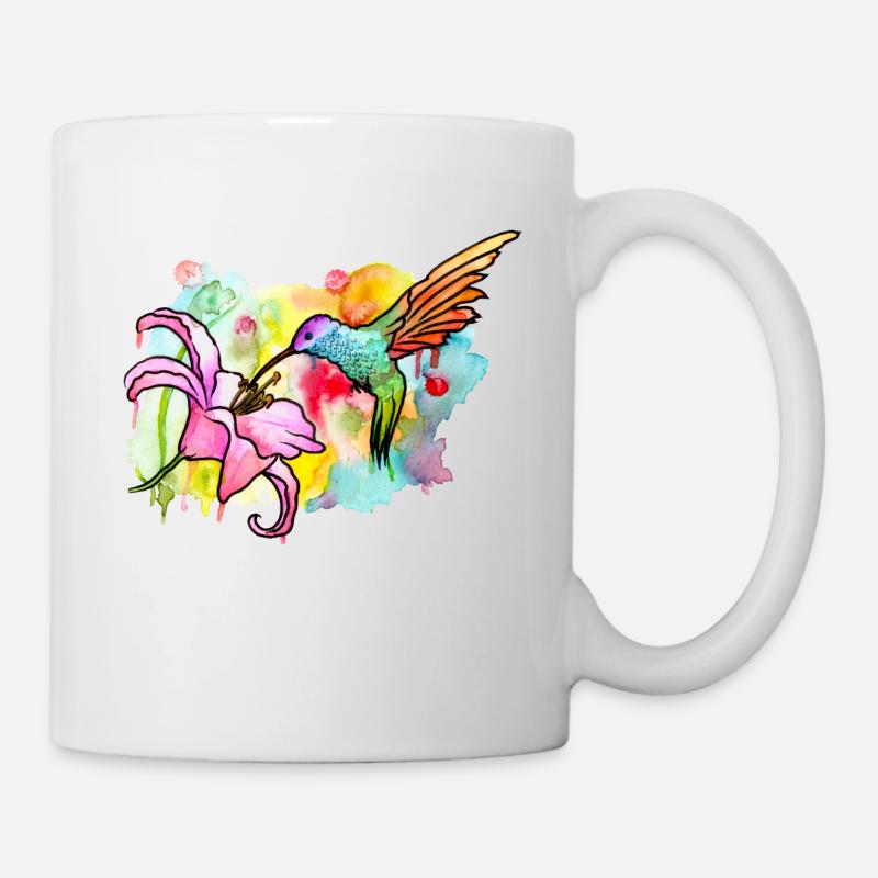 colibri - Mug blanc - blanc