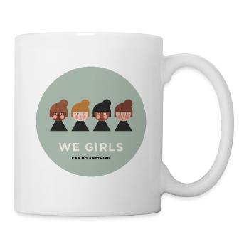 NOUS LES FILLES POUVONS TOUT FAIRE - Mug blanc - blanc - Droite
