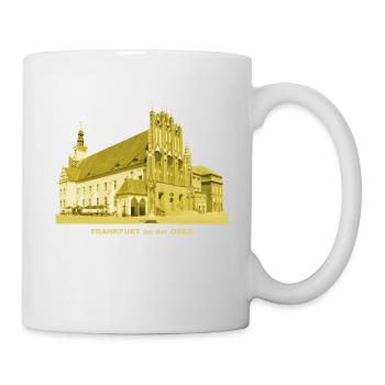 Frankfurt Oder Rathaus Brandenburg Gotik - Tasse - Weiß - Rechts