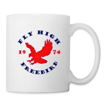 Fly High Freebird 1974 With Red Eagle Image - Mug - white - Right