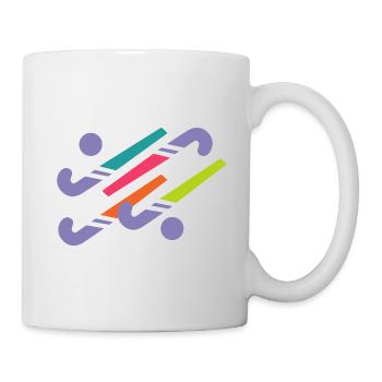 Hockeyschläger - Tasse - Weiß - Rechts
