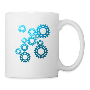 Fahrrad, Rennrad, MTB, Männer, Radsport, Geschenk - Tasse - Weiß - Rechts