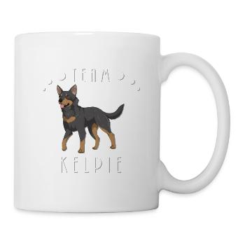Team Kelpie - Black and Tan - Mug - white - Right