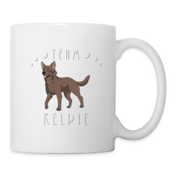 Team Kelpie - Brown - Mug - white - Right