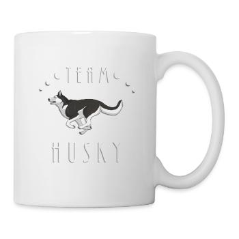 Team Husky - Black and White - Mug blanc - blanc - Droite