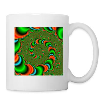 Fractal # 209 - Mug - white - Right