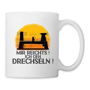 Woodturning Woodworking Woodturner Wood - Mug - white - Right