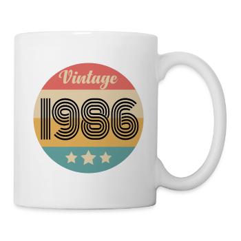 millésime 1986 - Mug blanc - blanc - Droite