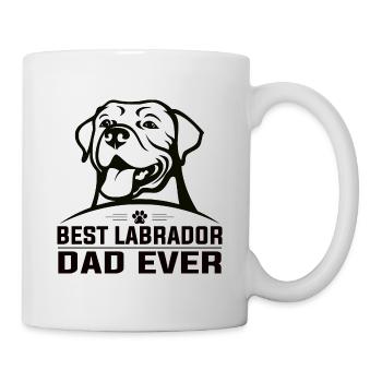 BEST LABRADOR DAD EVER - Tasse - Weiß - Rechts