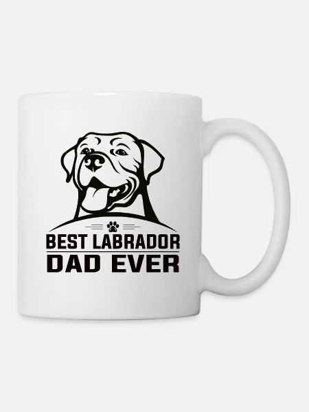 BEST LABRADOR DAD EVER - Tasse - Weiß