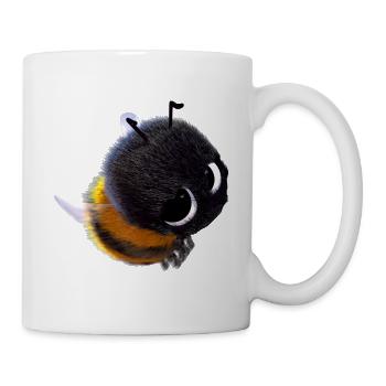 Hugo die Hummel - Tasse - Weiß - Rechts