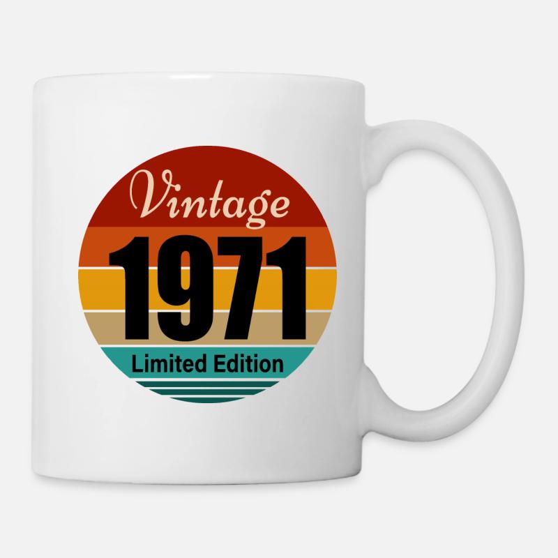vintage 1971 - Mug - white