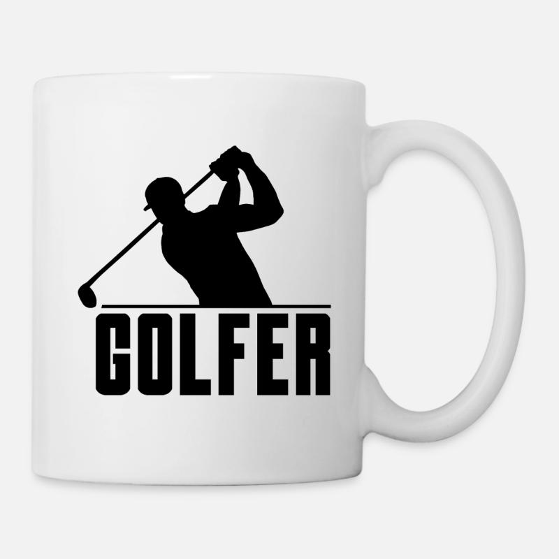 Golf golfeurs - Mug blanc - blanc