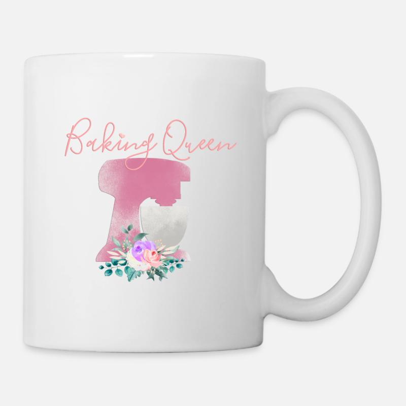 « Baking Queen » personnalisable - Mug blanc - blanc