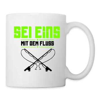 Locker bleiben Papa macht das schon - Tasse - Weiß - Rechts