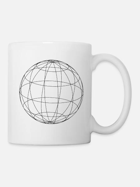 Kreis - Tasse - Weiß