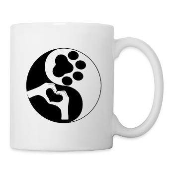Yin Yang Human/Animals - Mug - white - Right