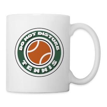 Tennis do not disturb - Mug blanc - blanc - Droite